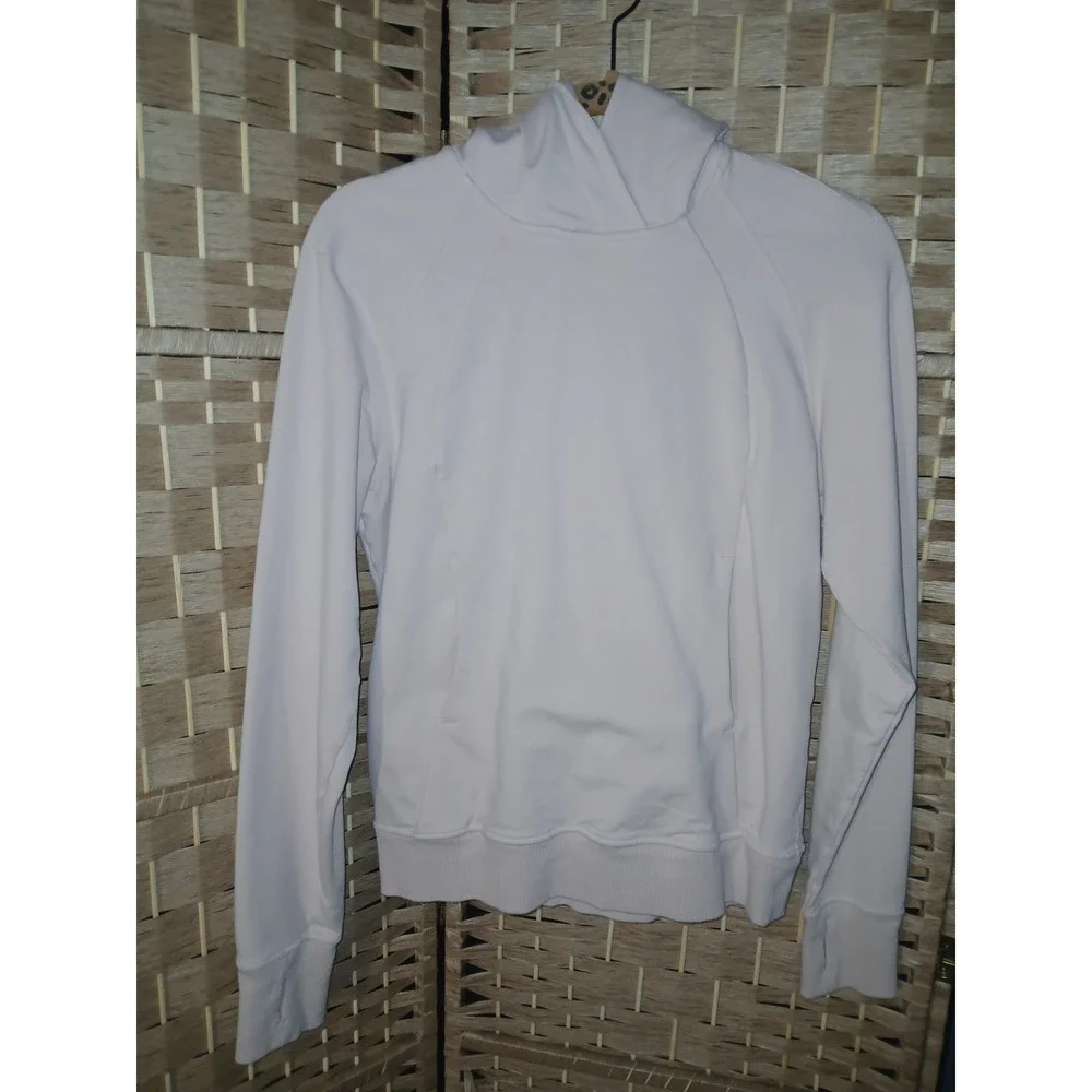 Lululemon Women's Hooded Scuba Pullover Sz 2 Smoky Blush